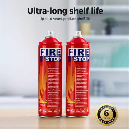 [Portable 4-in-1] 2pcs/4pcs Fire Extinguisher For Home, Car, Kitchen, Boat - Portable Formula Fire Stop Small - 4-in-1 With Mounting Bracket