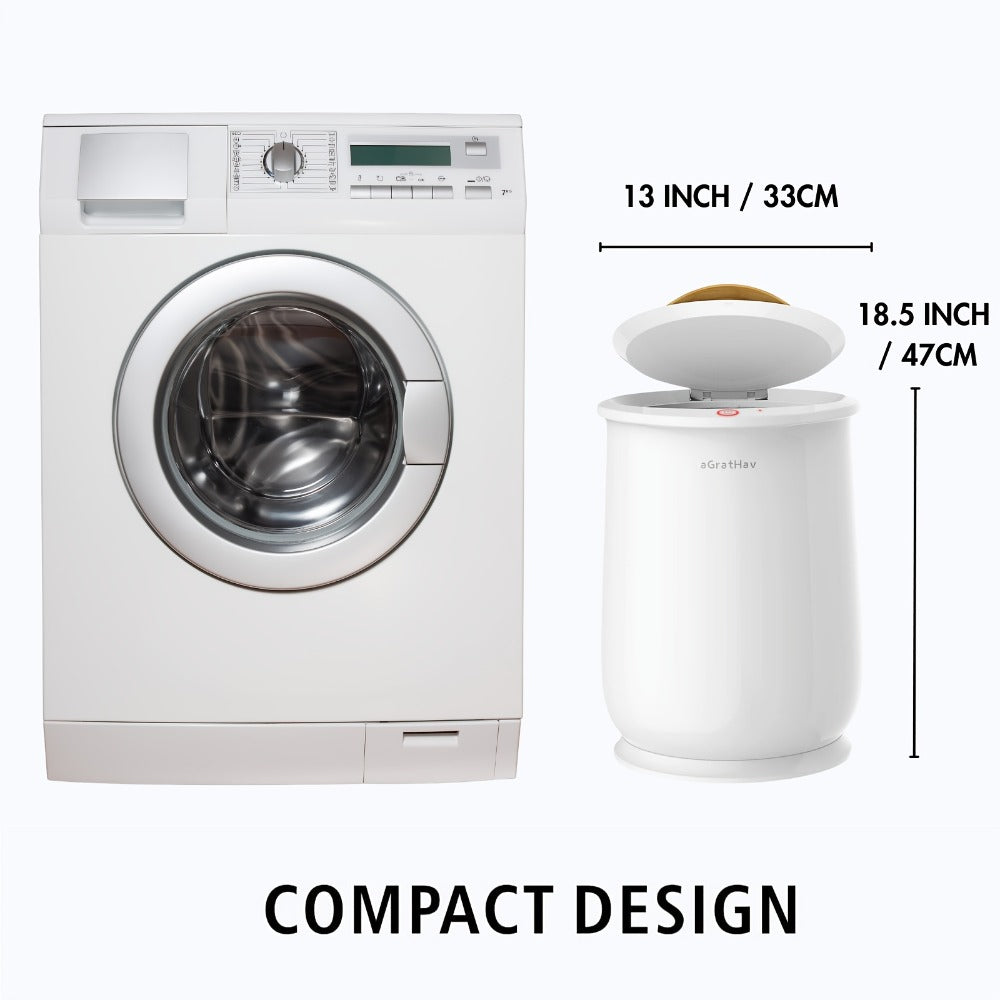 Electric Towel Warmer Bucket Ultra Large Capacity Fits Two 40x70 Towels ETL FCC Certified 1-Min Heat Auto Shut-Off Silent Spa Bathroom Heater Lavender Disc Gift