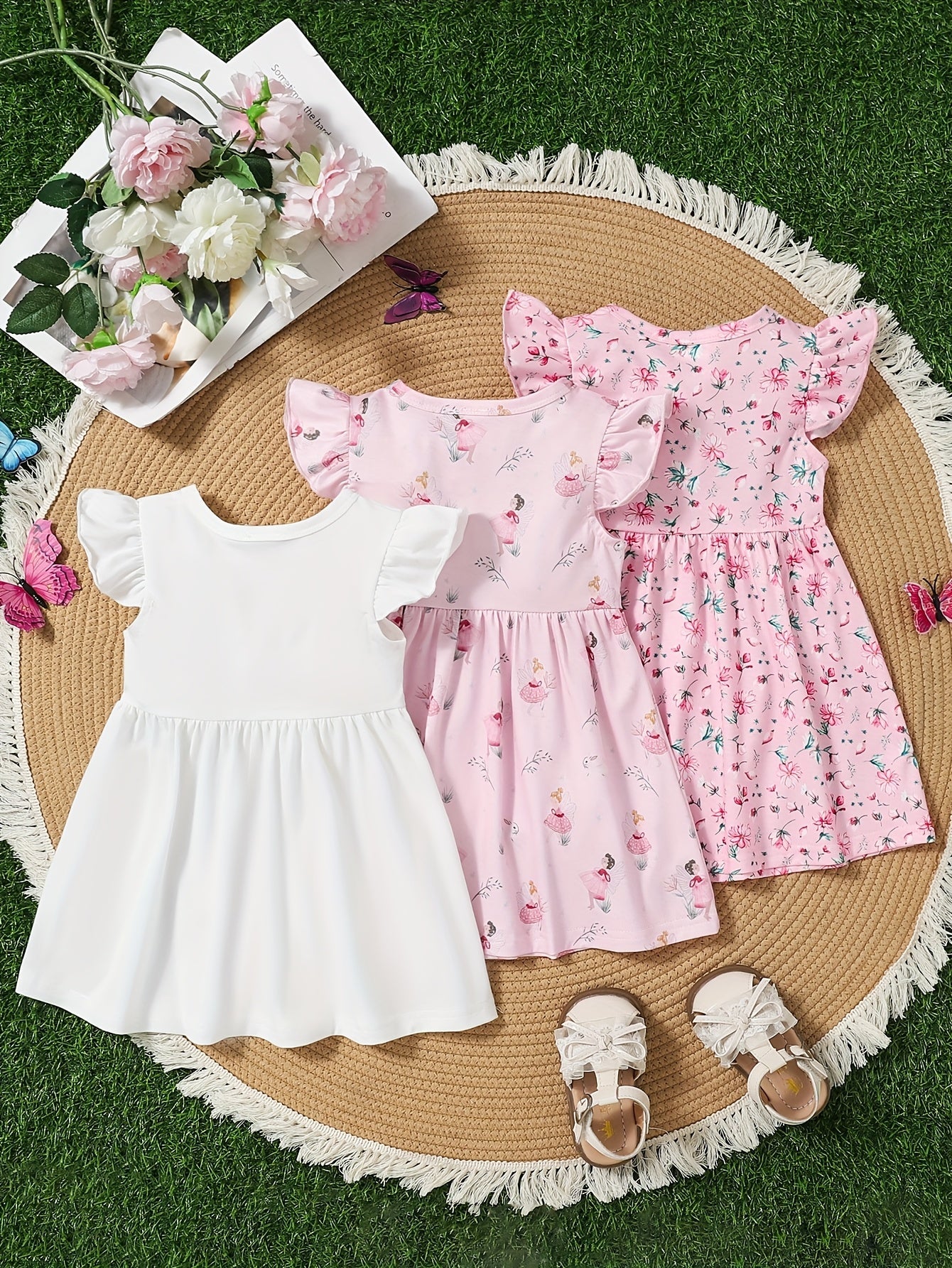 Baby Girl Dress Set - Coordinated Outfit 032357