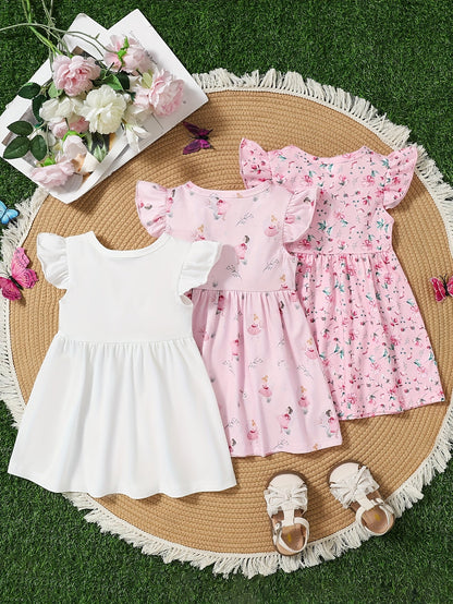 Baby Girl Dress Set - Coordinated Outfit 032357