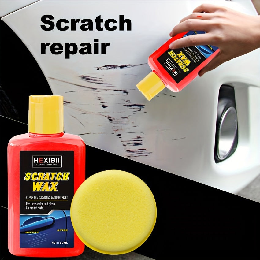 [Car Scratch Remover Kit] 150ml Car Scratch Remover Kit - Scratch Eraser for Repairing Surface Blemishes, Car Care