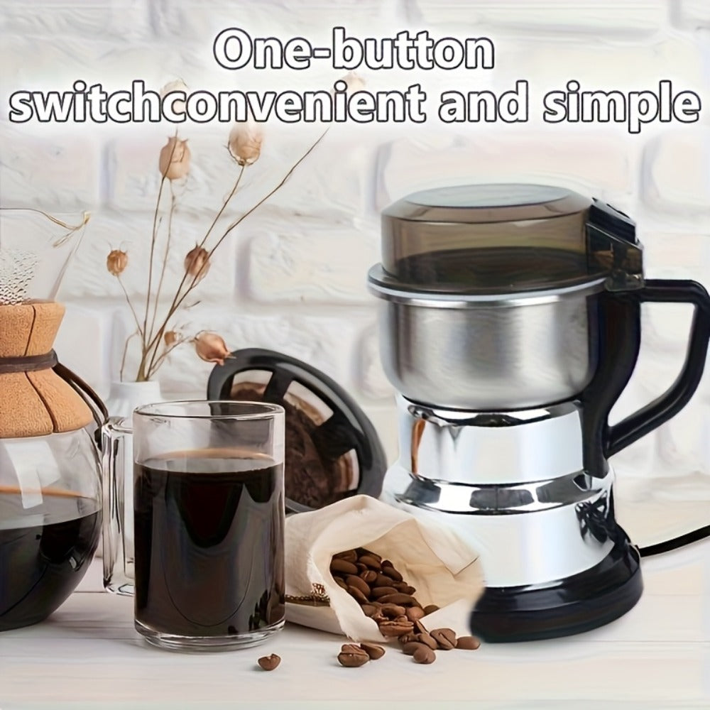Electric Grain Grinder Mill – High-Speed Spice Coffee Herb Grinding Machine with Powerful Motor, Compact Design for Home Kitchen Use, 1 or 2 Piece Set Available