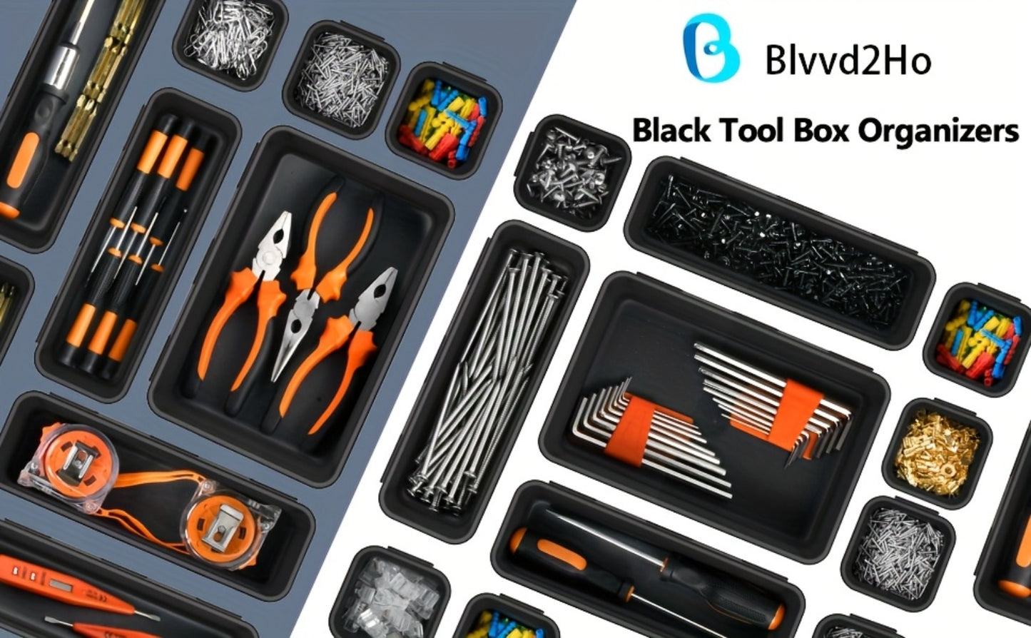 Tool Box Organizer Tray Dividers – 67 or 21 Pcs Toolbox Drawer Organizer Storage Trays for Rolling Tool Chest, Workbench Cabinet, Screws, Nuts, Bolts & Small Parts, Multiple Colors