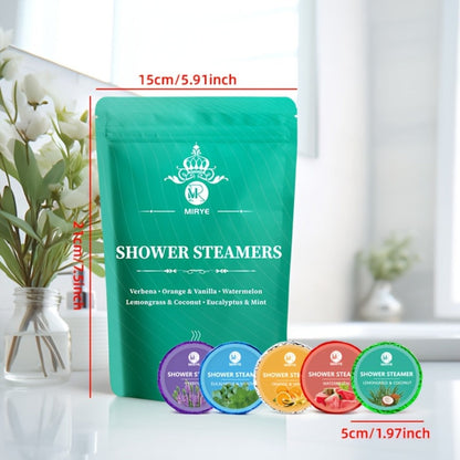 Shower Steamers Aromatherapy 20 Pack - Lavender & Fruit Essential Oil Shower Bombs for Relaxation, Stress Relief & Self Care, Unisex Spa Gift Set for Women Men, Birthday Christmas Mother's Day Gift