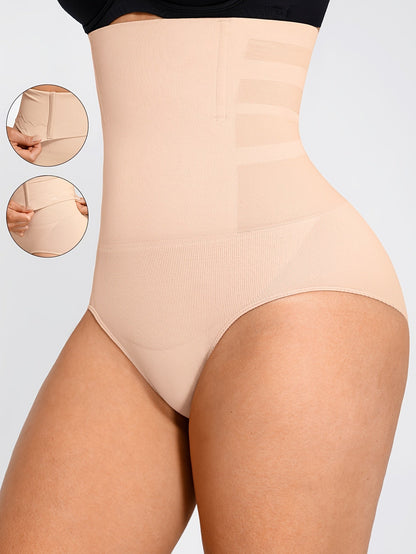 Women’s High-Waist Shapewear Briefs - Tummy Control Support - Style 4021