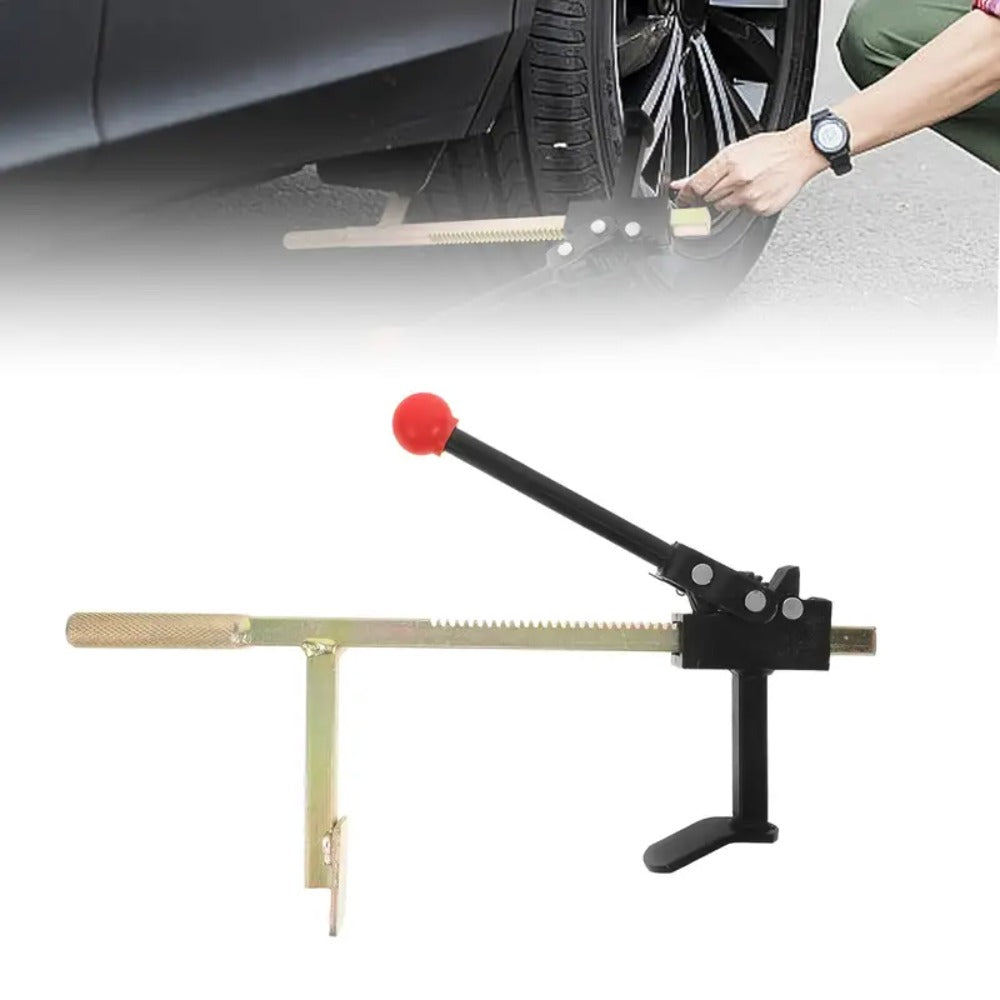 Bead Breaker Tool Heavy-Duty Manual Tire Changer with Safety Guard, Durable Steel Construction Universal Tire Service Equipment for Cars Trucks Motorcycles, Large & Small Size