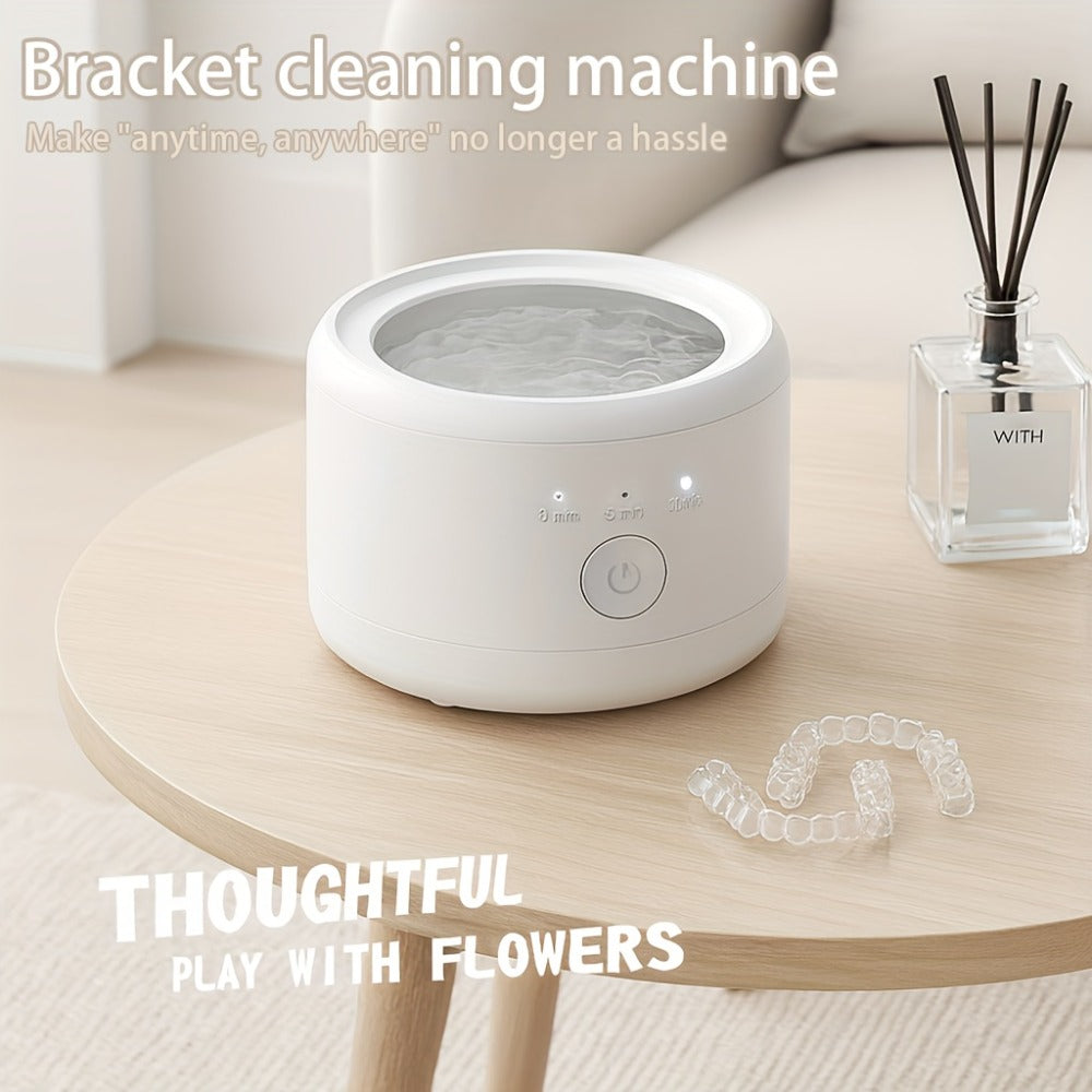 Ultrasonic Retainer Cleaner Machine 50kHz for Aligners & Jewelry