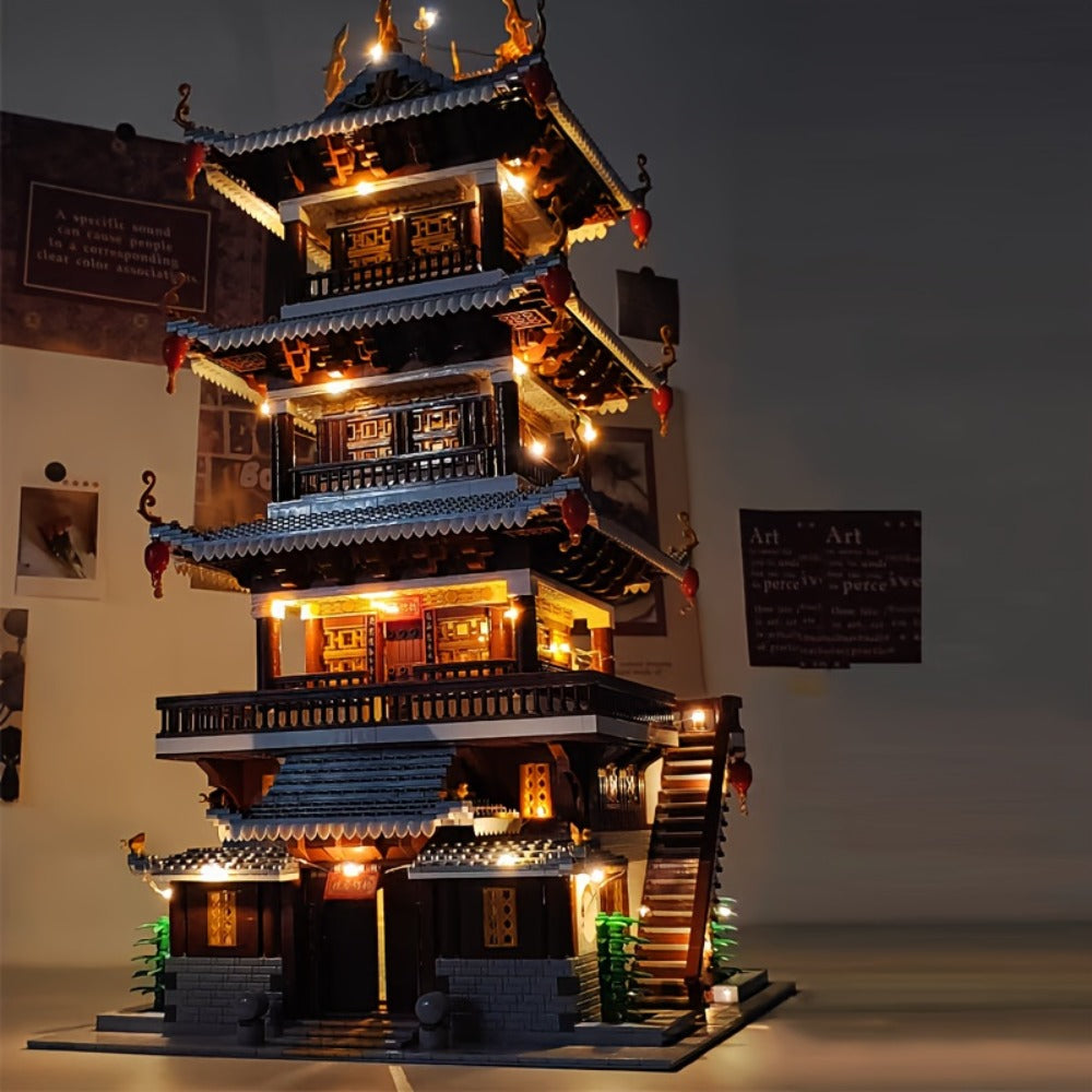 Ancient Chinese Palace Building Blocks Set 6134 Pcs – Heavenly Fairy Mirror Architecture Mini Brick Expert Level Display Model Adults Home Decor Christmas New Year Birthday Gift