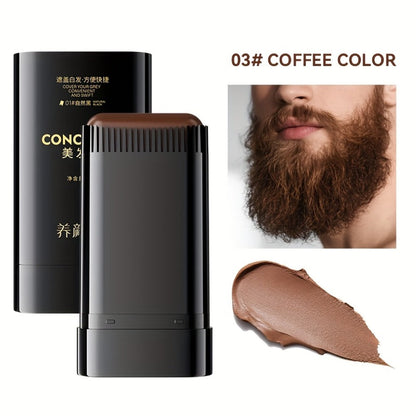 Instant Gray Root Concealer Hair Color Stick – Waterproof Sweatproof Non-Clumping Long-Lasting Formula with Built-in Comb Applicator, Black Dark Brown & Brown Shades for Men & Women