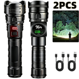 High-Lumen Flashlight Set (2pcs)