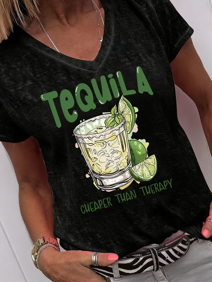 Women's Graphic Print Shirt - Short Sleeve 716325