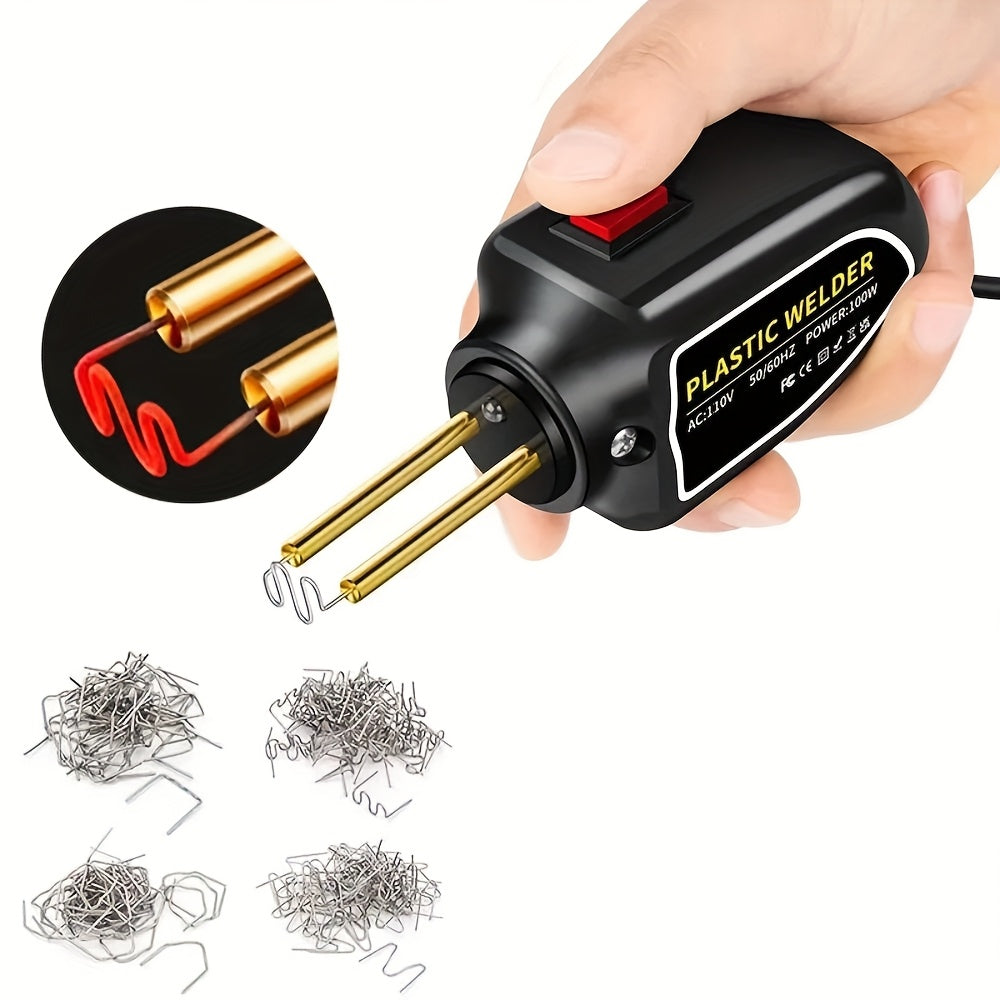 100W Plastic Welding Repair Kit ( 200pcs Staples for Free)