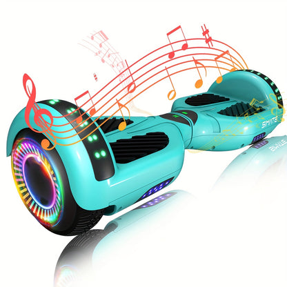 Self Balancing Hoverboard 6.5" LED Light Up Wheels 300W Motor 7.5MPH for Kids Teens Adults Multiple Colors
