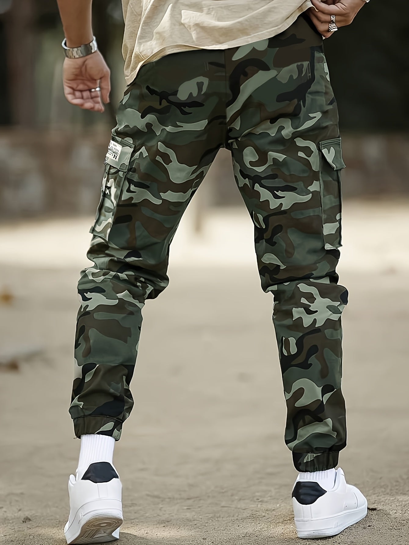 Men's Cargo Pants - Multi Pocket Workwear Style 032997