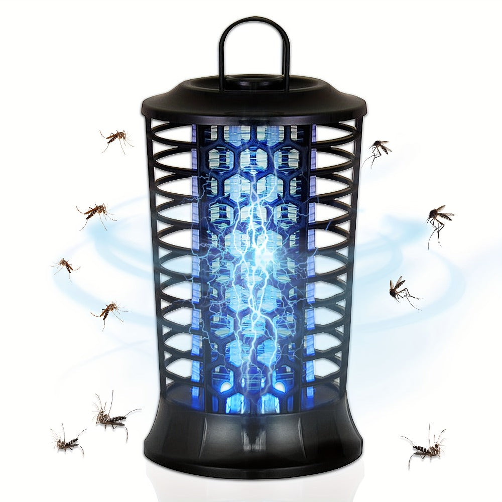 Indoor Bug Zapper Electric – Powerful Mosquito Killer & Fly Zapper with Bug Collector Tray, Easy Clean, Silent Operation, Plug-In Insect Trap for Bedroom, Kitchen, Office & Home Use