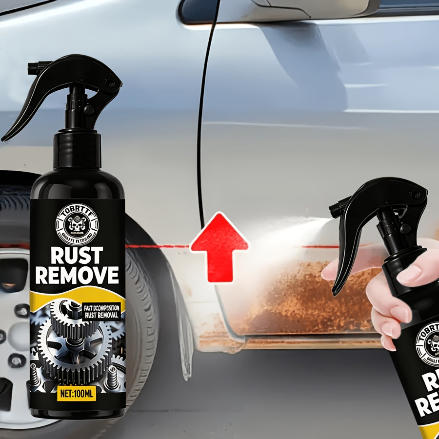 Rust Remover Spray for Metal, Iron Rust Stain Remover, Multi Function Quick Rust Removal Spray for Vehicles, Tools, Chains