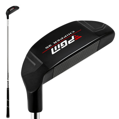 Golf Chipper Club Stainless Steel Head Regular Flex Steel Shaft 35 or 43 Degree Loft Blade Putter for Men Women Short Game Chipping Putting Wedge Championship Legal