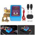12V 240A Remote Battery Disconnect Switch with Two Remote Controllers, Upgraded Smart Voltage Vehicle Power Cut-Off Switch Featuring Magnetic Lock Design, Anti-Theft and Anti-Misoperation Functions to Prevent Battery Drain, Suitable for Horizontal