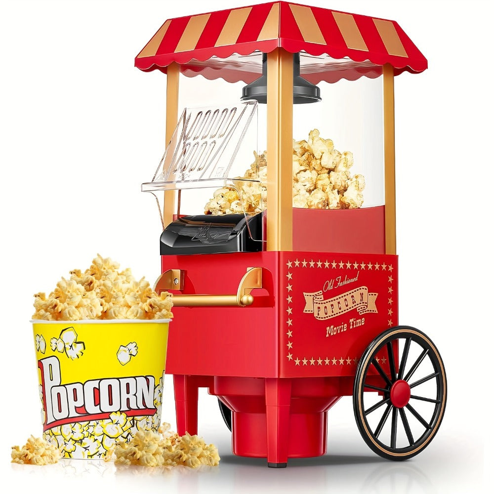 Air Popper Popcorn Maker 1400W – Hot Air Popcorn Machine, Oil-Free & Healthy, Easy to Clean, Best Popcorn Popper for Movie Night, Parties & Kids Birthday