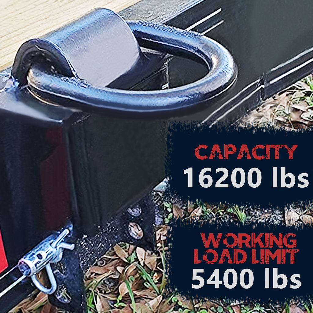 Stake Pocket D Ring Tie Down Trailer Stake Pocket Accessories Heavy Duty Breaking Load 12000lbs, Adjustable Stake Pocket Tie-Down Utility for Flatbed Trucks And Trailers