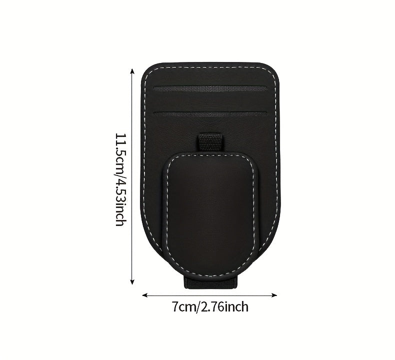 [Car Eyeglass Clip] High-Quality Car Eyeglass Clip, Multi-Functional Car Sun Visor Card Holder, In-Car Eyewear Storage Rack, Fashion Glasses Clip