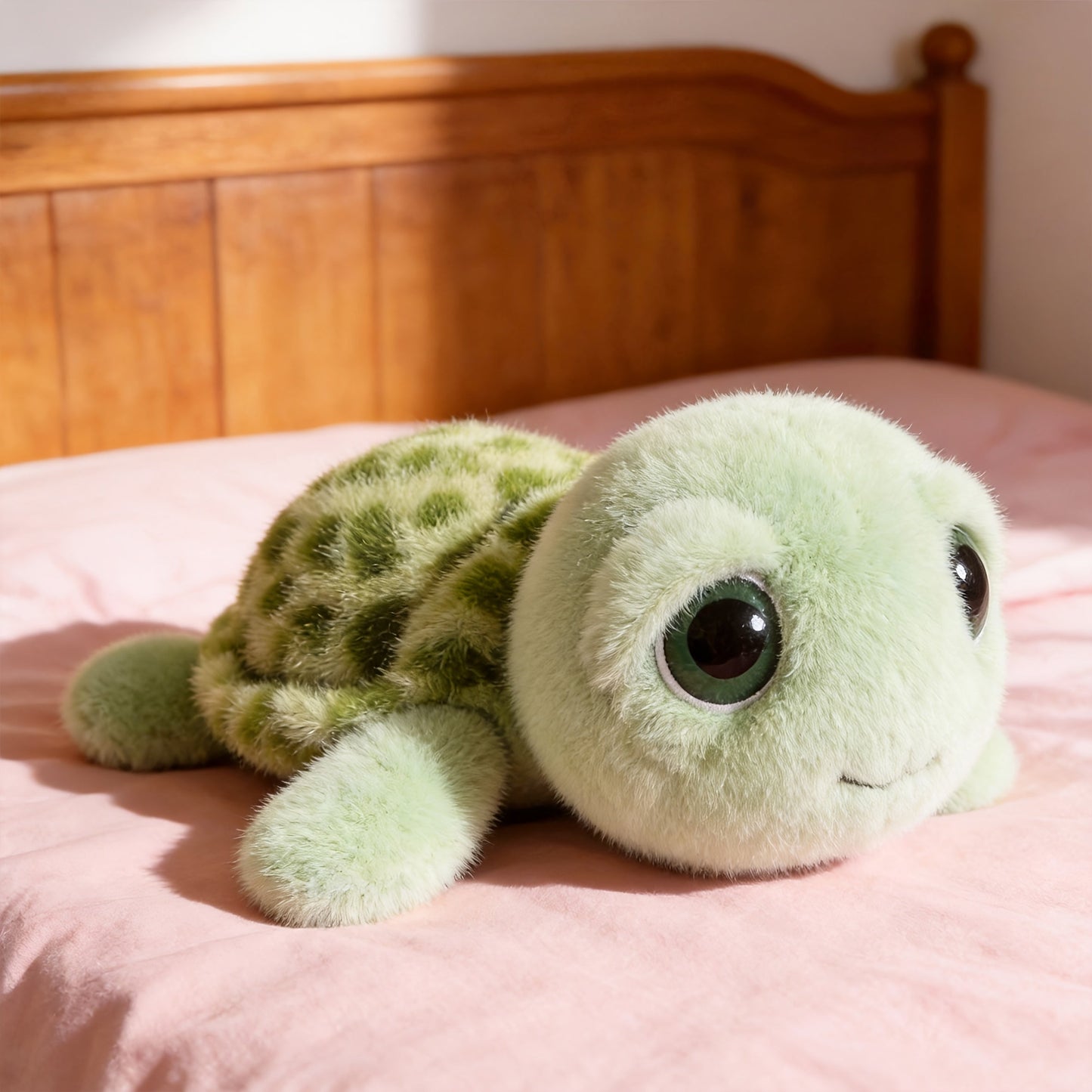 Turtle Plush Toy Big Eye Melancholy 15.75 Inch – Cute Sad Face Stuffed Animal Pillow, Soft Large Kawaii Plush Gift for Girls Kids Teens Birthday Christmas Holiday Present
