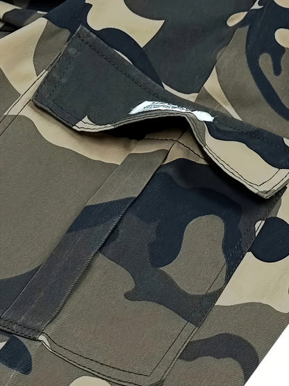Unisex Cargo Shorts - Printed 3