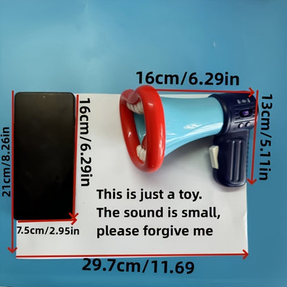 Voice Changer Megaphone Toy for Kids – Funny Big Mouth Handheld Megaphone with Multi Sound Effects, Novelty Prank Toy for Birthday Party, Christmas Gift, Interactive Game Prop