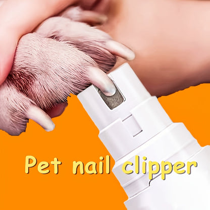 Dog Nail Grinder Electric 2-Speed – Professional Pet Nail Trimmer with High-Speed Motor, Lightweight Quiet Nail Clipper for Puppies & Dogs, Safe Home Paw Grooming Tool