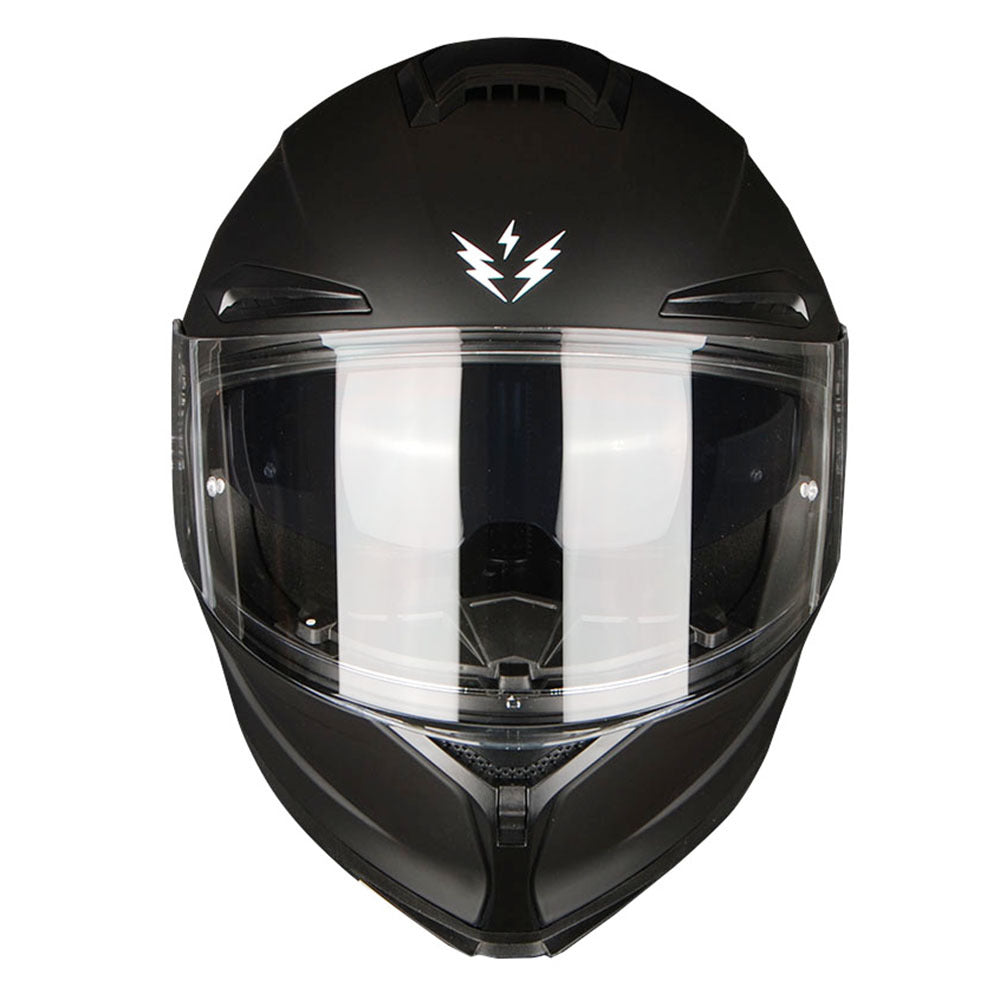Full Face Motorcycle Helmet DOT Approved – Dual Visor Anti-Fog Pinlock Shield, Street Bike Adult Helmet with Sun Inner Shield, Aerodynamic Thermoplastic Shell, S/M/L/XL