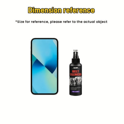 Engine Belt Conditioner 100ml - Noise Reduction, Wear Resistance & Elasticity Restorer, Anti-Aging Durable Coating for Drive Belts, Serpentine & Transmission Belts
