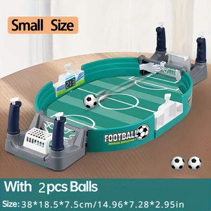 Table Football Game for Kids & Adults – 2-Player Tabletop Soccer Duel Board Game, Family Fun Indoor Game Night Gift for Boys Girls Teens, Desktop Foosball Game with Balls