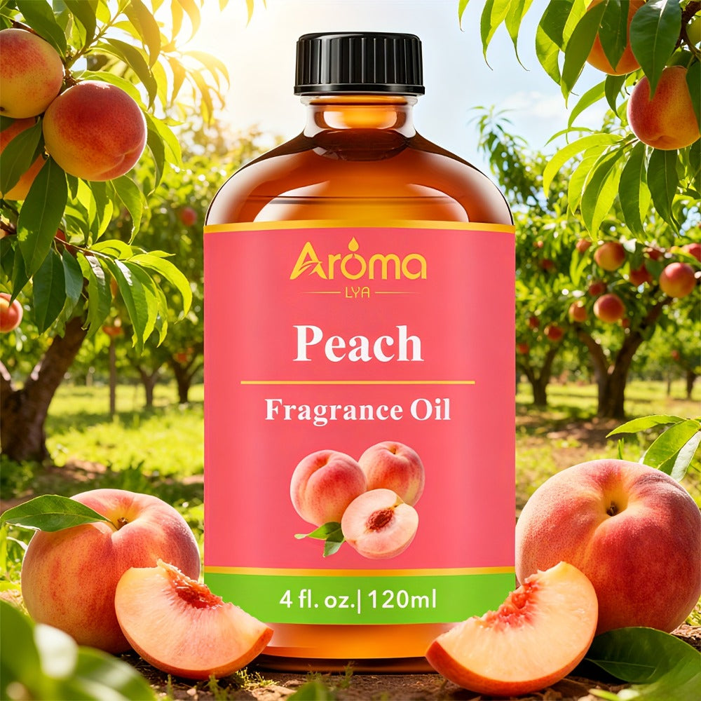 Fruit Fragrance Oil 4oz – Sweet Scented Oils for Diffuser, Candle Making, Soap, Massage & Hair Care | Strawberry, Blueberry, Peach, Watermelon, Cherry & More