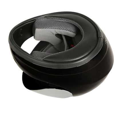 Motorcycle Full Face Helmet DOT Approved – Mirror Shield Gloss Black, Anti-Fog Wide-View Visor, Removable Liner, Full Ventilation, Adult S/M/L/XL TCMT