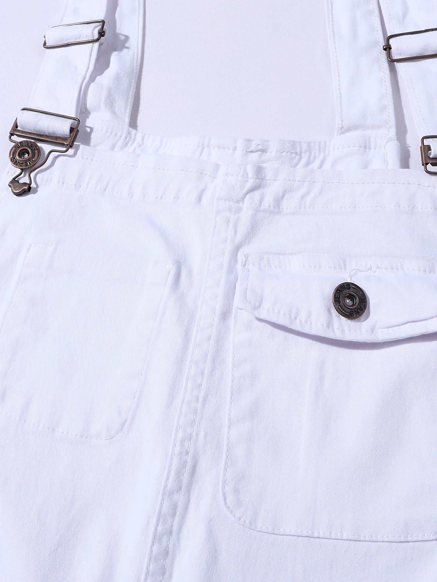 Men's Denim Overalls - Pocket Detail 500005