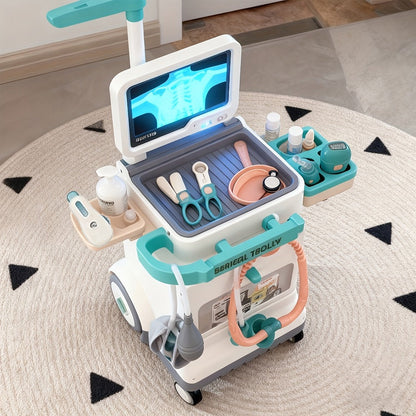 Kids Doctor Kit 25-Piece Pretend Play Medical Set with Stethoscope – Educational Toy for Boys & Girls Ages 3+, Fun Role Play Doctor Toy, Birthday Christmas Gift