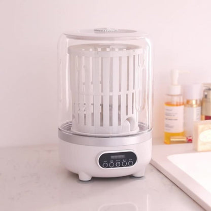Portable Mini Washing Machine Wash & Dry All-in-One, Blue Light Sterilization, Flexible Drainage, Compact Travel Laundry Washer for Dorm Apartment Camping RV