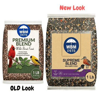 Wild Bird Seed 1 lb Premium No-Filler Mix – Attracts Songbirds, Works in Hanging Feeders, Lawn Stands & Ground Feeders, Year-Round Outdoor Bird Feeding, Porch & Garden Friendly