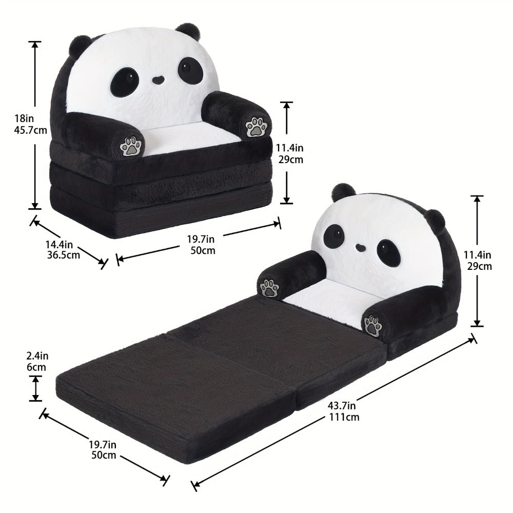 2-in-1 Foldable Kids Convertible Sofa Chair for Kids' Room and Living Room detail image - detail view 3