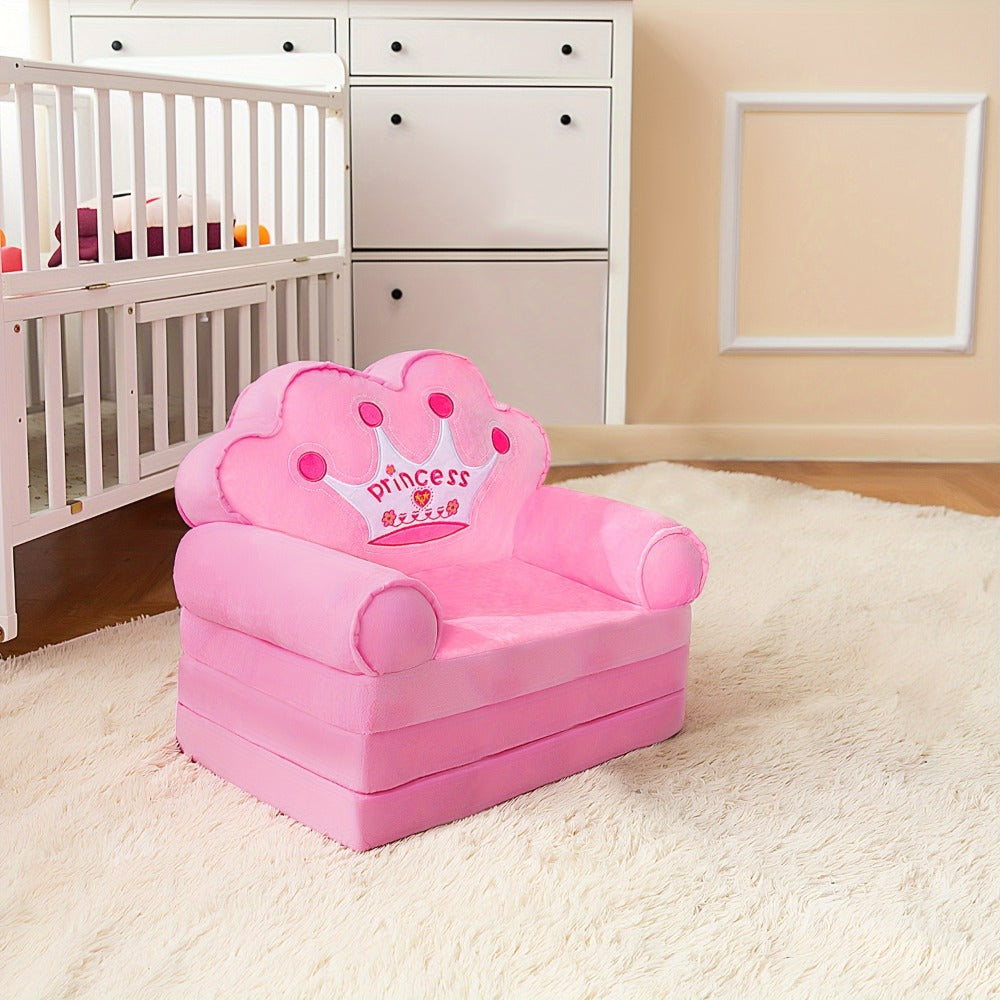 2-in-1 Foldable Kids Convertible Sofa Chair for Kids' Room and Bedroom detail image - detail view 11