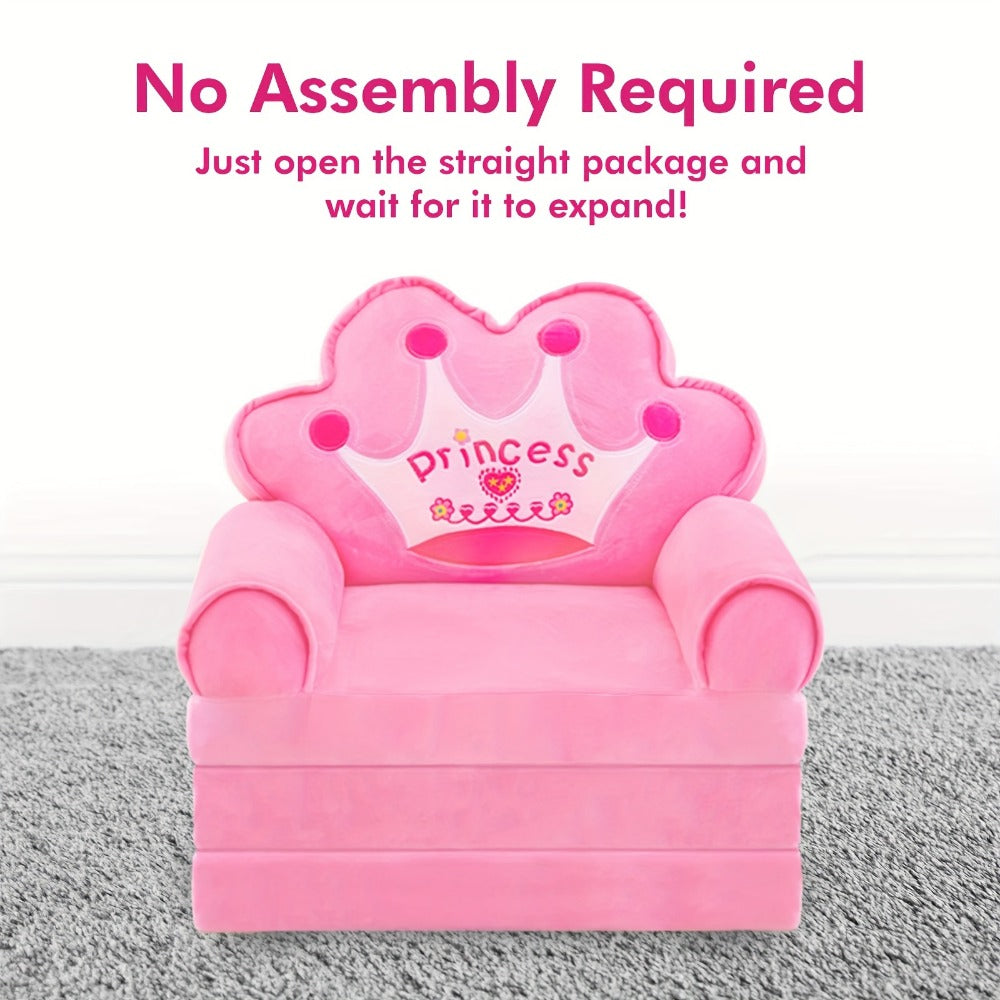 2-in-1 Foldable Kids Convertible Sofa Chair for Kids' Room and Bedroom detail image - detail view 12