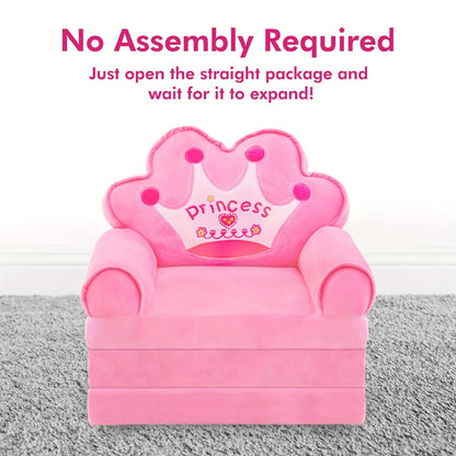 2-in-1 Foldable Kids Convertible Sofa Chair for Kids' Room and Bedroom detail image - detail view 12