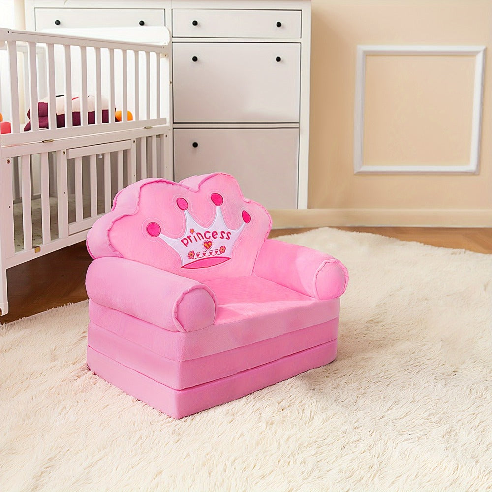 2-in-1 Foldable Kids Convertible Sofa Chair for Kids' Room and Bedroom detail image - detail view 8