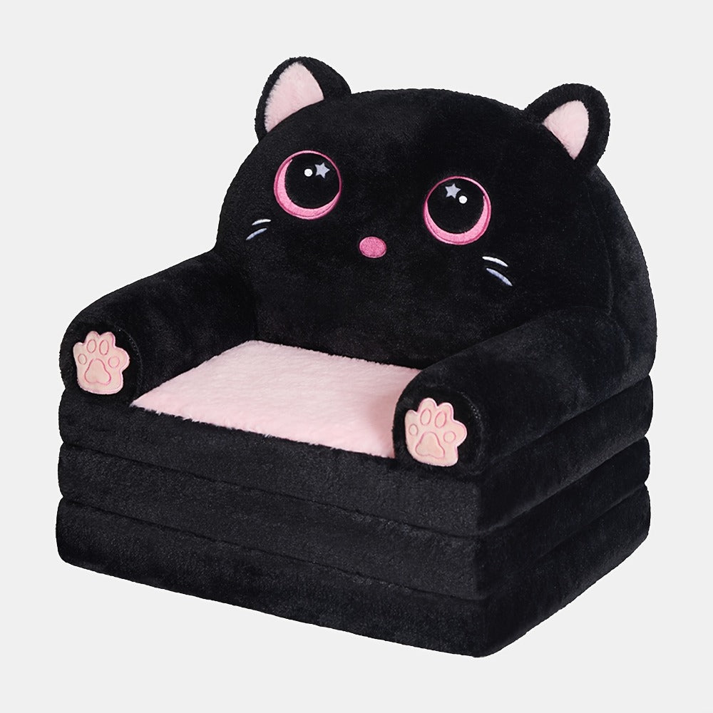 2-in-1 Foldable Kids Convertible Sofa Chair, Kids Flip-Out Chair detail image - detail view 5