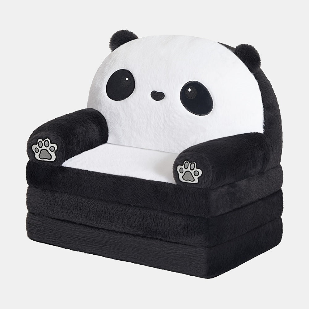2-in-1 Foldable Kids Convertible Sofa Chair, Kids Flip-Out Chair detail image - detail view 7