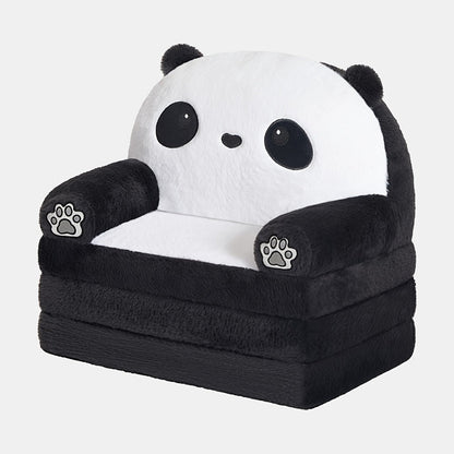 2-in-1 Foldable Kids Convertible Sofa Chair, Kids Flip-Out Chair detail image - detail view 7