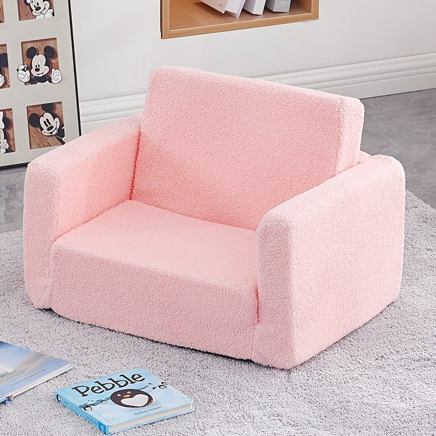 Kids Sofa Chair shown in the pink, 708.66inch+ option