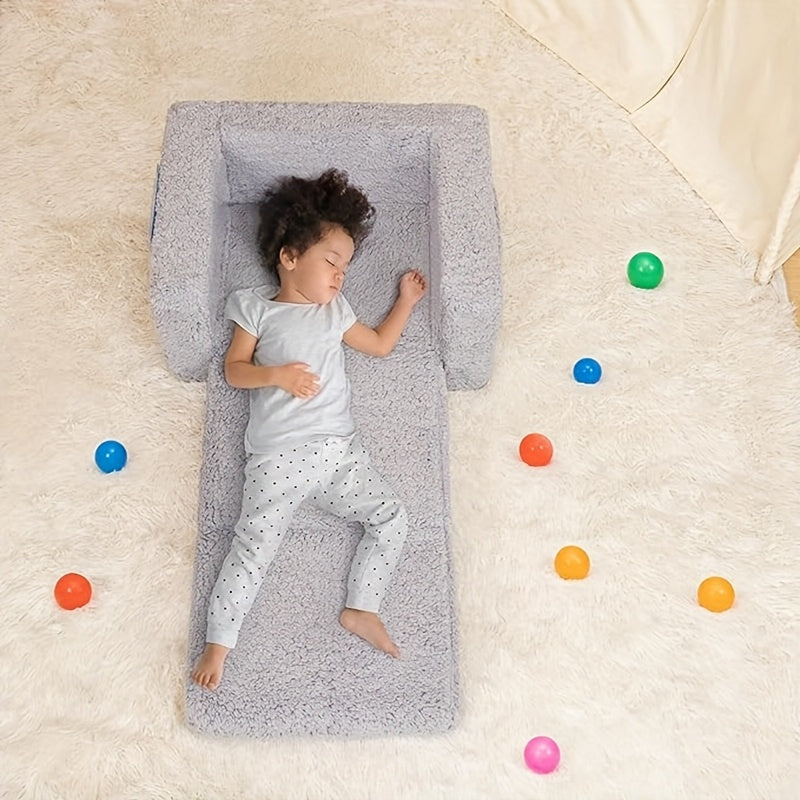 Kids Sofa shown in the Grey option