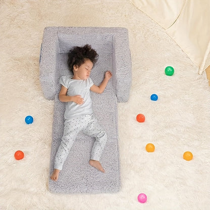 Kids Sofa shown in the Grey option