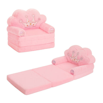 2-in-1 Foldable Kids Convertible Sofa Chair with Washable Cover and Memory Foam detail image - detail view 7